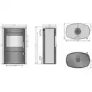 Bild 4 von Justus Agero 2.0 Kaminofen Stahl Schwarz 7 kW