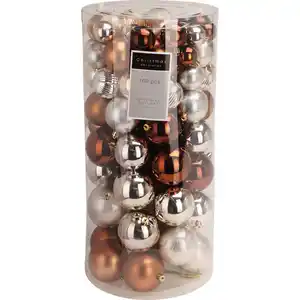 Weihnachtskugel-Set Polystyrol 100-teilig Farbauswahl