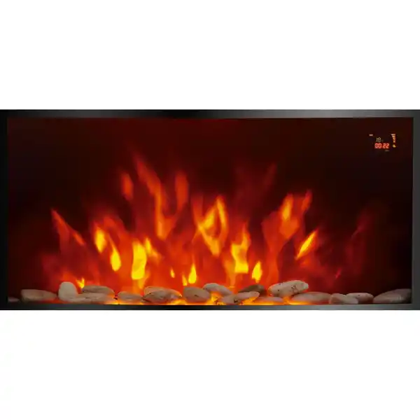 Bild 4 von El Fuego Elektrokamin Davos (Zürich 2.0) Schwarz LED-Beleuchtung dimmbar 2 kW