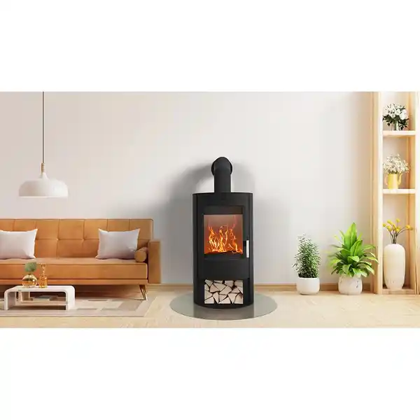 Bild 2 von Fireplace Zaria Kaminofen Stahl Schwarz 6 kW