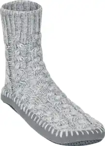 IDEENWELT Hausschuhsocken grau Gr. 41/42