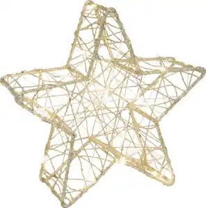 IDEENWELT LED-Leuchte Stern 20 cm