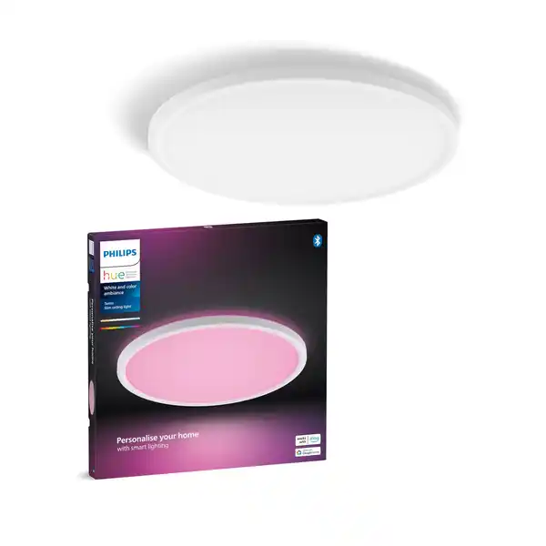 Bild 1 von Philips Hue LED-Panel Tento White & Color Ambiance M Weiß Ø 42,1 cm