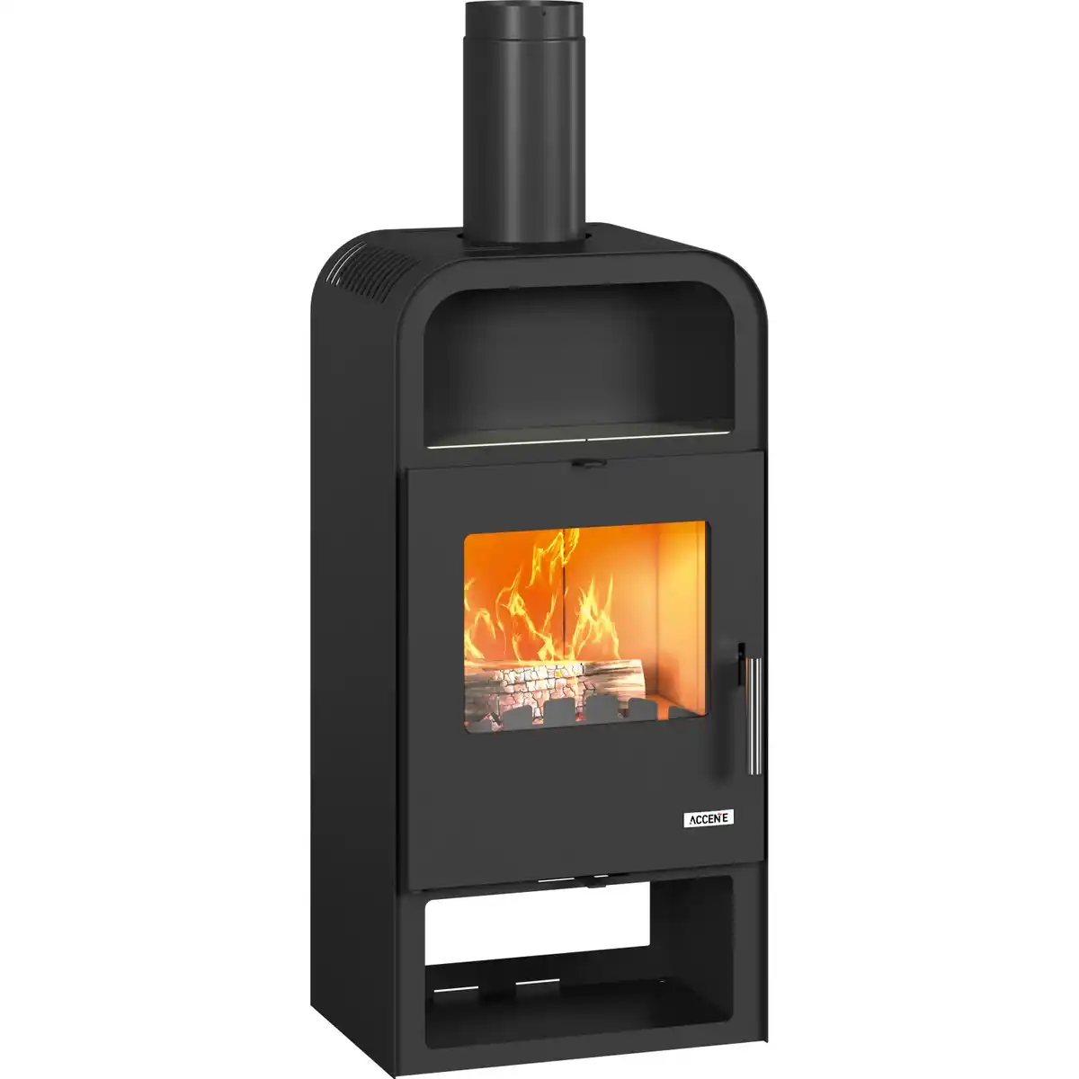 Bild 1 von Mahan UNI-1963 4.0 Kaminofen Schwarz Matt 7 kW