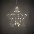 Bild 2 von Luca Lighting LED-Stern Hängend 60 LEDs Ø 30 cm Silber