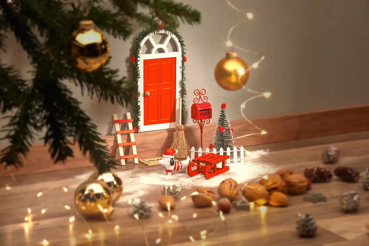 Bild 2 von IDEENWELT Wichteltür Tierische Weihnachten