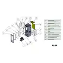Bild 3 von Panadero Alba Kaminofen ALBA EcoDesign Panor Stahl Schwarz 9 kW