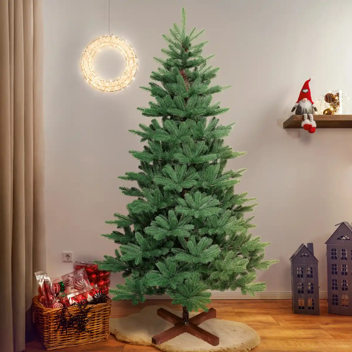 Bild 4 von Kunsttanne Dalbyn 180 cm inkl. Holzständer Indoor