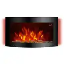 Bild 2 von El Fuego Elektrokamin Davos (Zürich 2.0) Schwarz LED-Beleuchtung dimmbar 2 kW