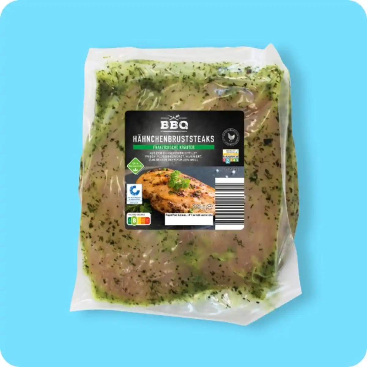 Bild 1 von BBQ Marinierte Hähnchensteaks, Französische Kräuter oder Rote Paprika