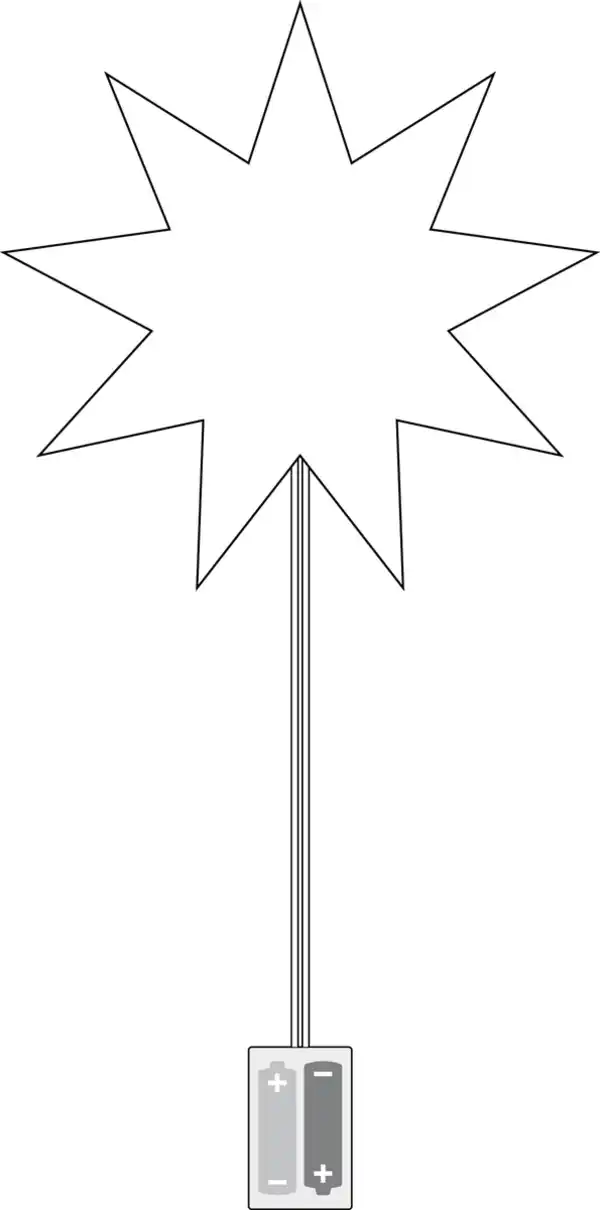 Bild 3 von IDEENWELT LED-Papierstern 40 cm