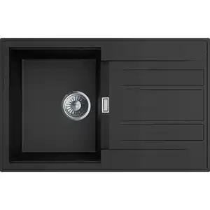 Miló Einbauspüle Granitverbundstoff Piatto 78 Graphit