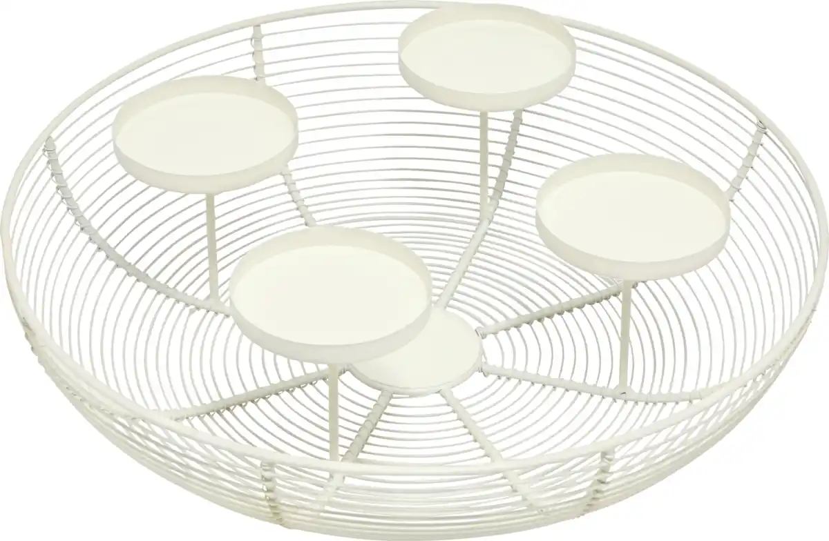 Bild 1 von IDEENWELT Metallkranz beige