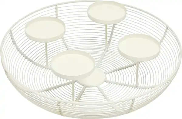 Bild 1 von IDEENWELT Metallkranz beige