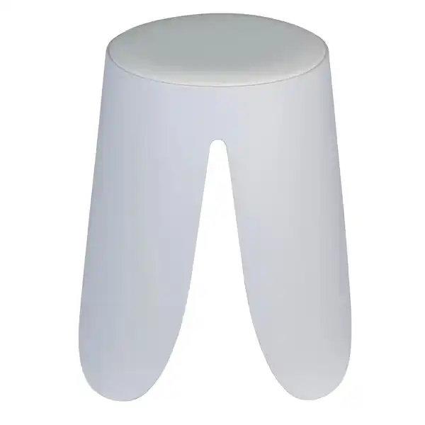 Bild 2 von Wenko Badhocker Comiso Ø 44,5 cm x 46 cm Weiß Matt