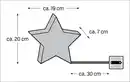 Bild 2 von IDEENWELT LED-Leuchte Stern 20 cm