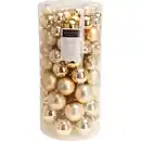 Bild 2 von Weihnachtskugel-Set Polystyrol 100-teilig Farbauswahl