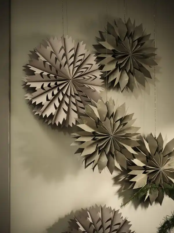 Bild 2 von Weihnachtsstern SEPTARIE Ø35cm beige