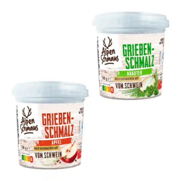 Bild 1 von ALPENSCHMAUS Griebenschmalz 100g