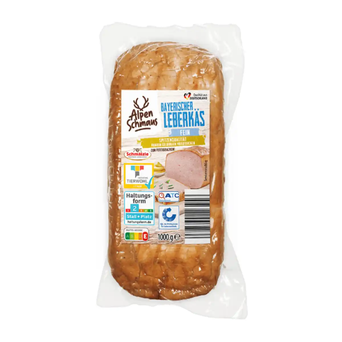 Bild 1 von ALPENSCHMAUS Bayerischer Leberkäs 1kg