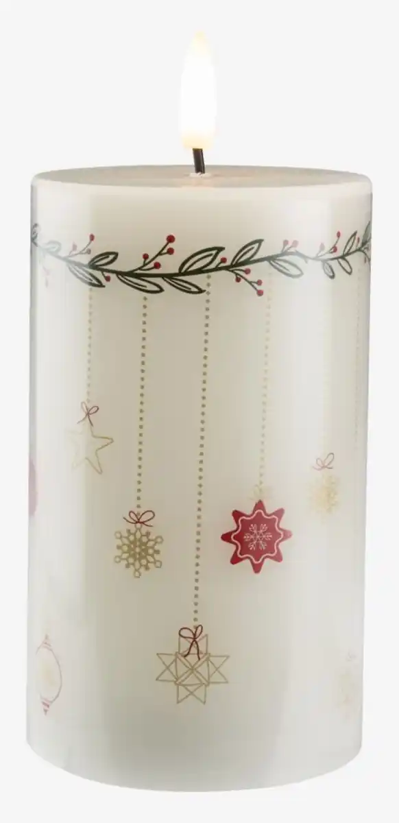 Bild 3 von LED Kerze VILE Ø8xH13cm weiß