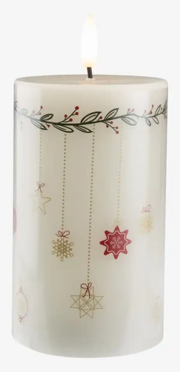 Bild 3 von LED Kerze VILE Ø8xH13cm weiß