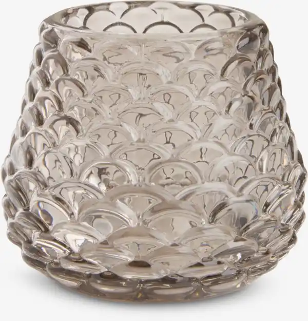 Bild 1 von Teelichthalter BIFROST Ø8xH7cm warmes grau