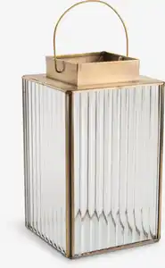 Laterne UVIT B14xL14xH23cm kupfer