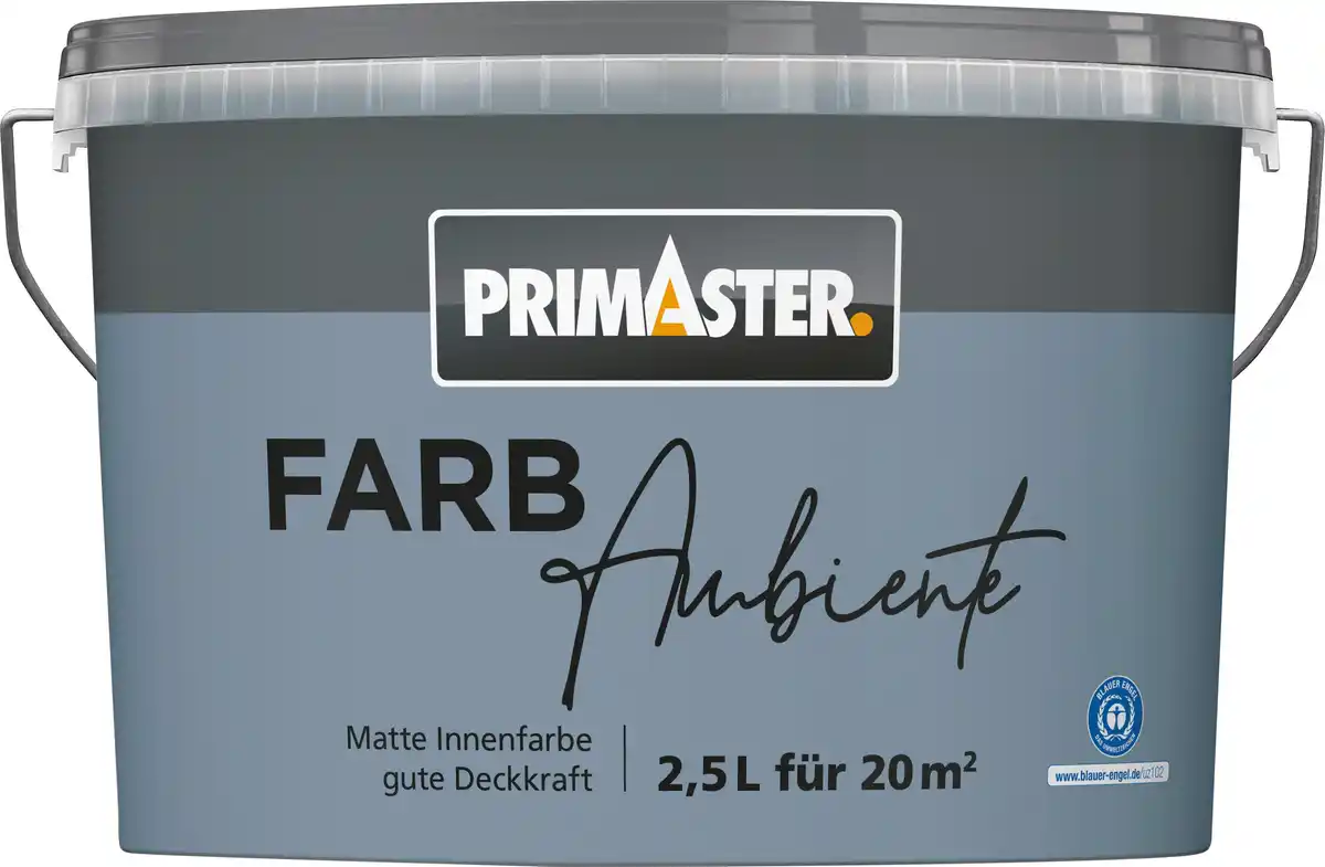 Bild 1 von Primaster Farbambiente Wandfarbe matt nebelblau 2,5 L