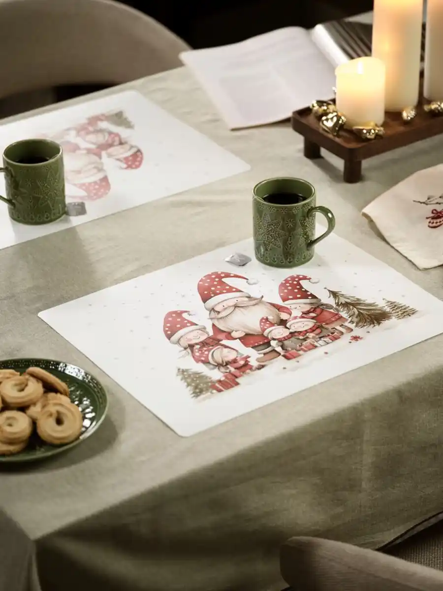 Bild 4 von Tischset STAUROLIT 33x42 weiß/ rot