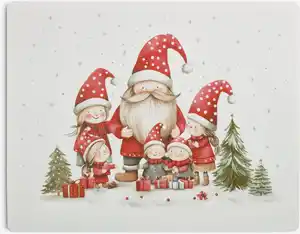 Tischset STAUROLIT 33x42 weiß/ rot