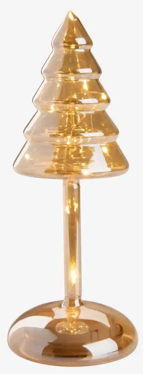 Bild 3 von Weihnachtsbaum RUBIN H24cm Glas m/LED und Timer