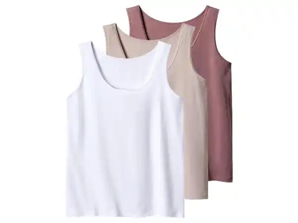 Bild 2 von esmara® Damen Achselhemden, 3 Stück