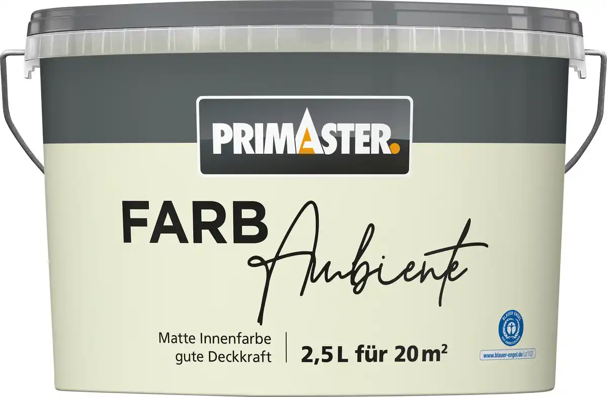 Bild 1 von Primaster Farbambiente Wandfarbe matt pastellgrün 2,5 L