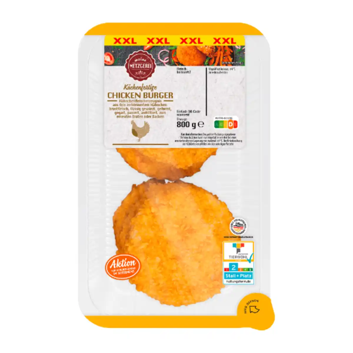 Bild 2 von MEINE METZGEREI Chicken-Burger XXL