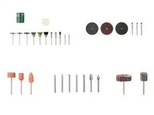 PARKSIDE® Drahtbürsten-/Polier-Set / Trennscheiben-Set / Schleifstifte-Set / Fräser-Set / Lamellenschleifer-Set