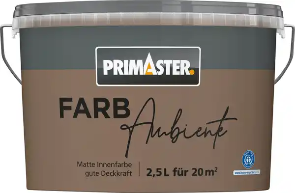 Bild 1 von Primaster Farbambiente Wandfarbe matt kakao 2,5 L