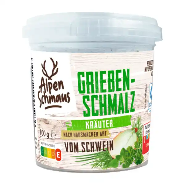 Bild 4 von ALPENSCHMAUS Griebenschmalz 100g