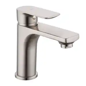 WELLWATER Waschtisch-Einhebelmischer »Bozen«, Höhe: 152,4 mm, Messing/Zink, nickel