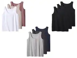 esmara® Damen Achselhemden, 3 Stück