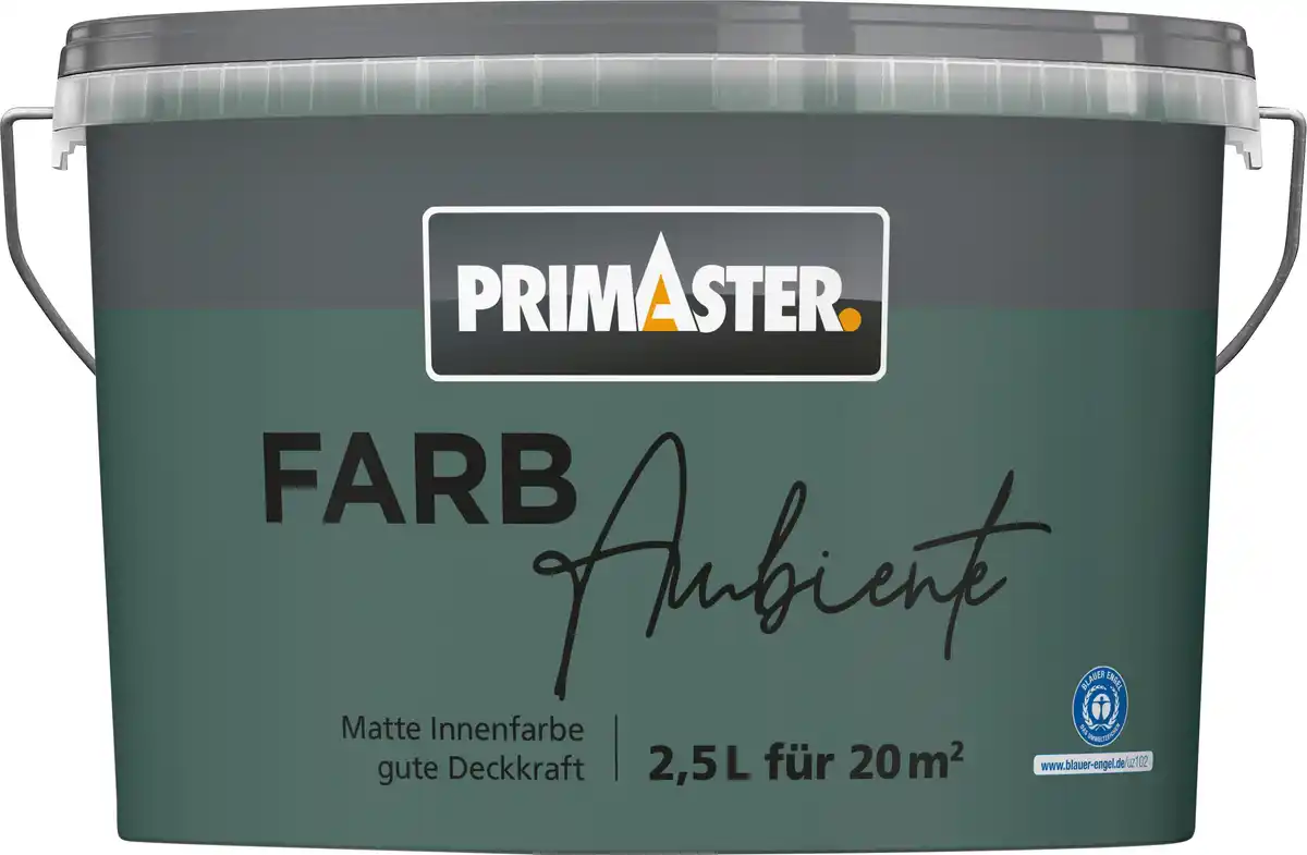 Bild 1 von Primaster Farbambiente Wandfarbe matt waldgrün 2,5 L