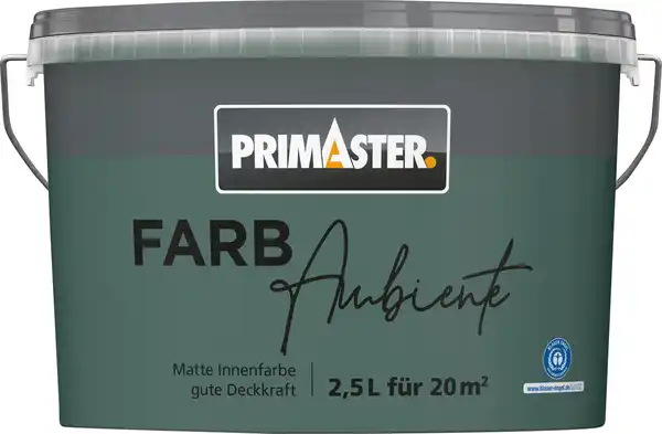 Bild 1 von Primaster Farbambiente Wandfarbe matt waldgrün 2,5 L