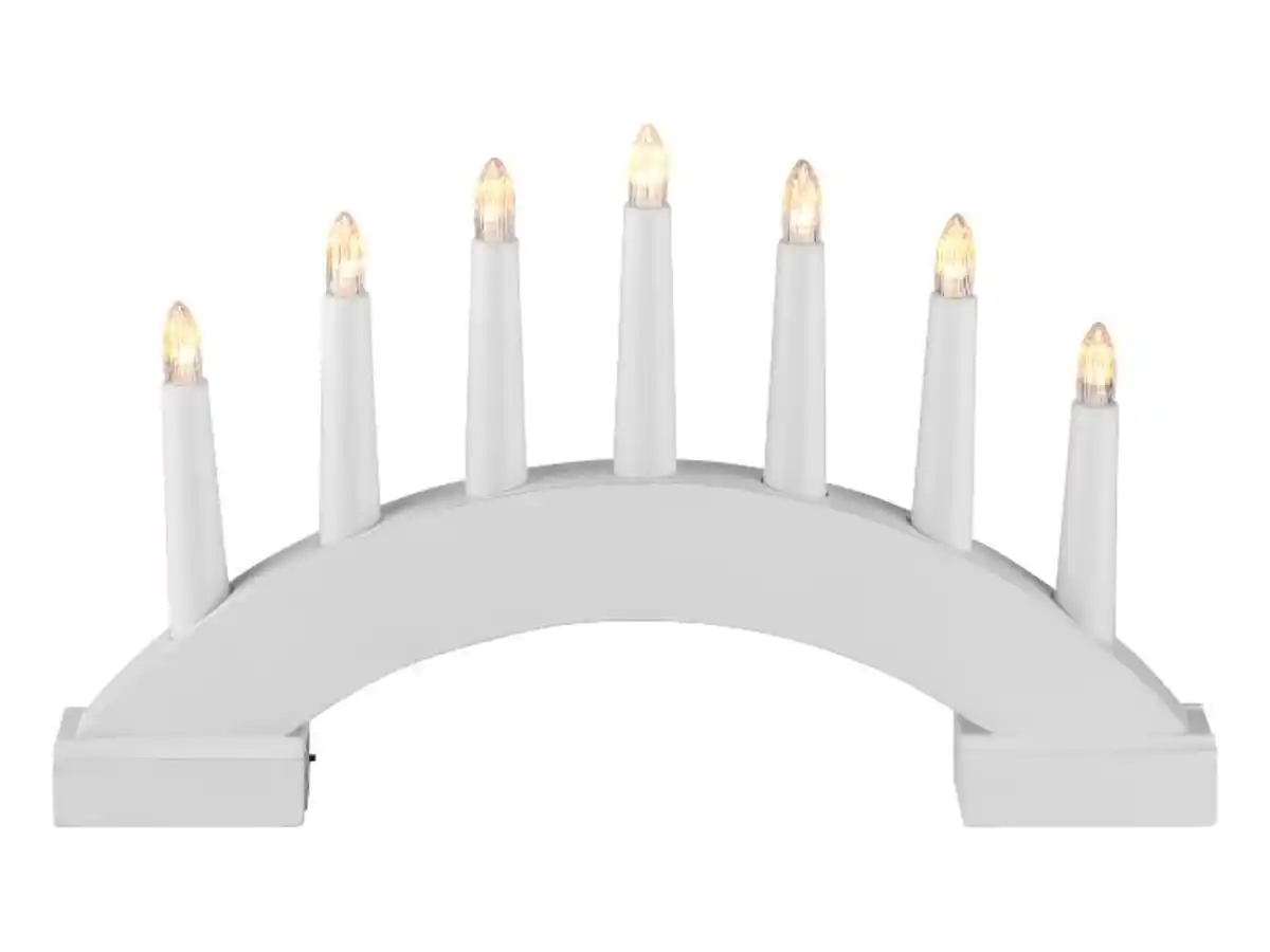 Bild 2 von LIVARNO home Fensterbogen 7 Flammen LED