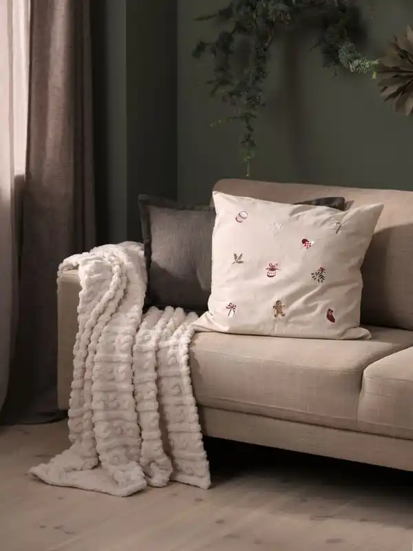 Bild 2 von Kuscheldecke SELENIT 130x170 weiß