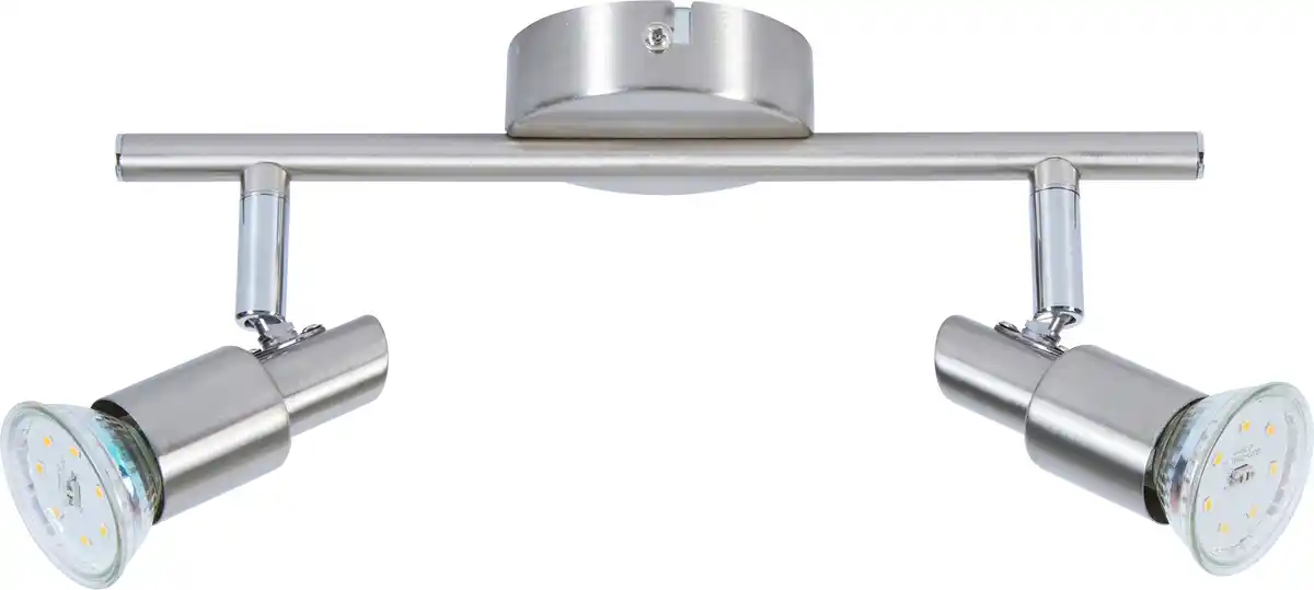 Bild 1 von LED Leuchten 2er Spot Lina nickel-chrom 28 x 12 cm warmweiß