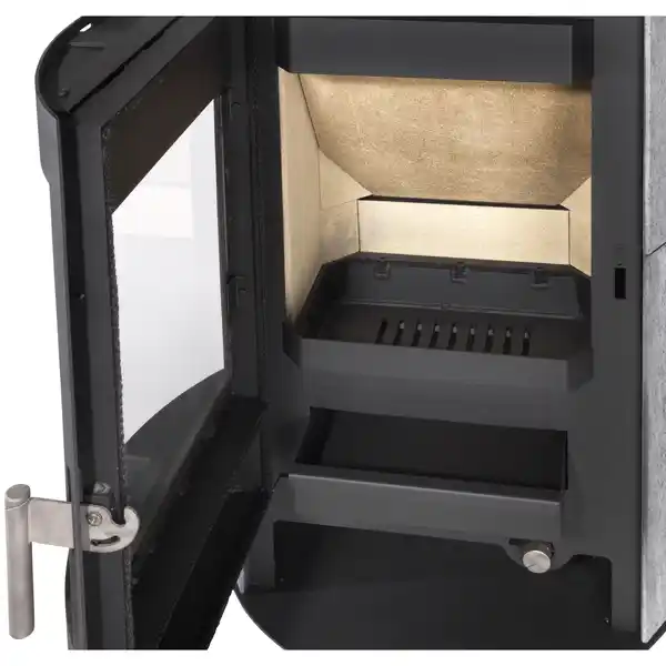 Bild 2 von FIREPLACE Kaminofen »Porto«, grau, Speckstein, 6 kW, Dauerbrand geeignet