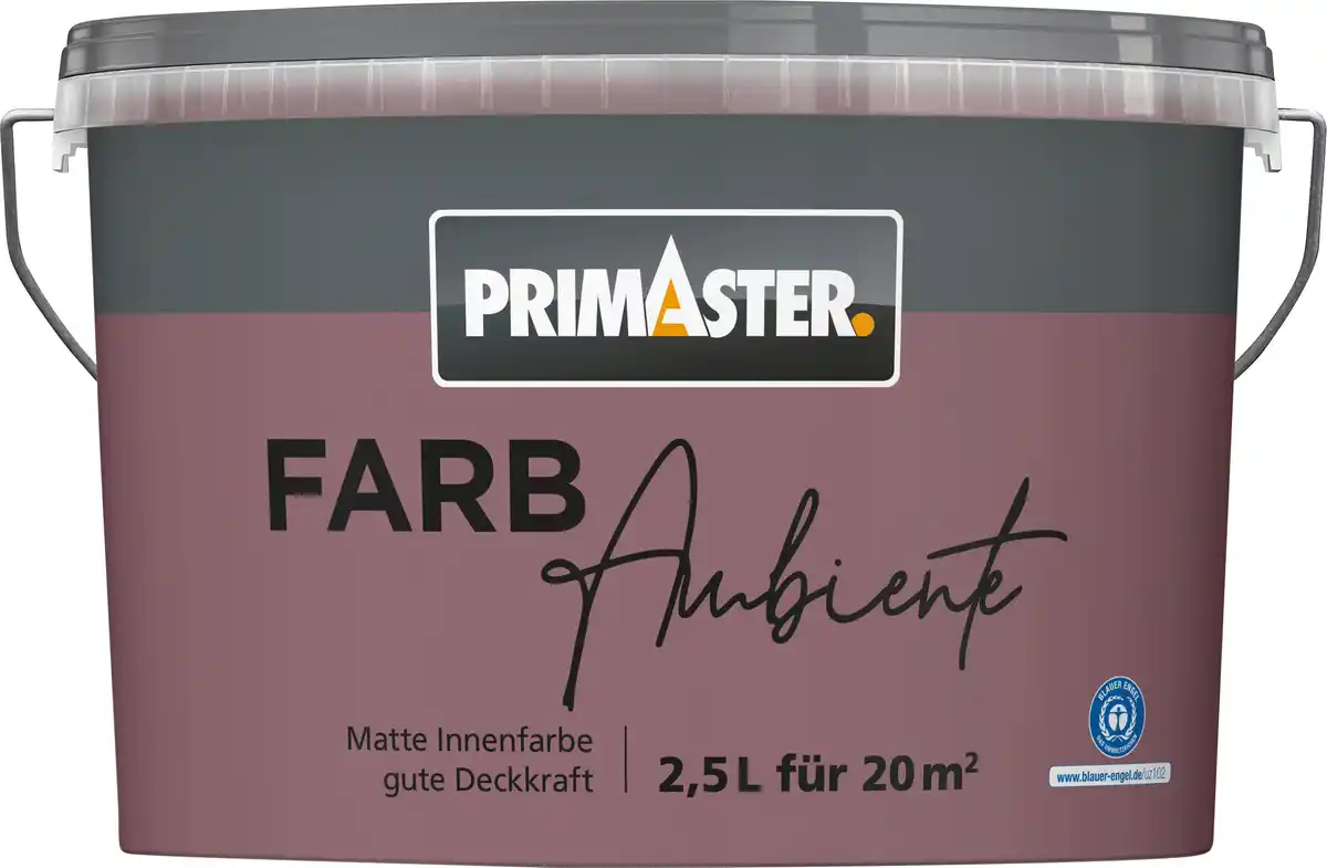 Bild 1 von Primaster Farbambiente Wandfarbe matt pflaume 2,5 L