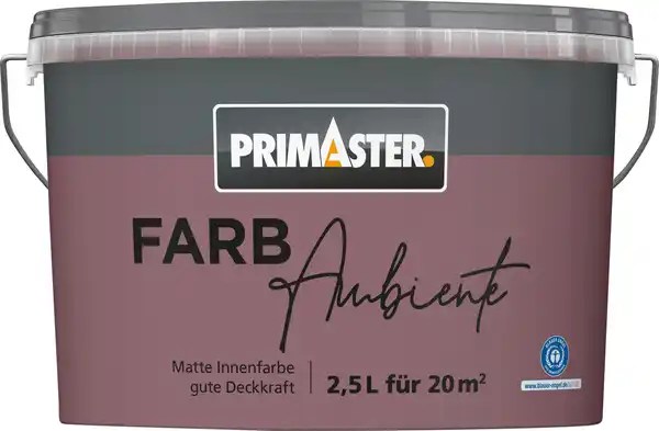 Bild 1 von Primaster Farbambiente Wandfarbe matt pflaume 2,5 L