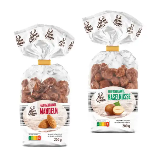 Bild 1 von ALPENSCHMAUS Gebrannte Jahrmarktsnüsse 200g