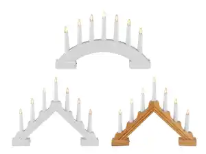 LIVARNO home Fensterbogen 7 Flammen LED